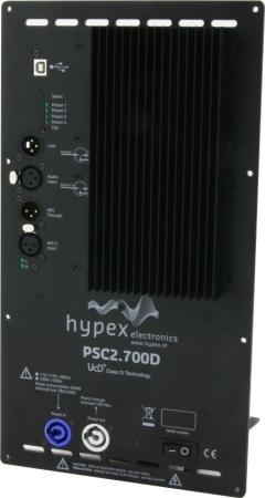 (Stück) Hypex Aktivmodul mit DSP, PSC2.700, 2x700W/4Ohm